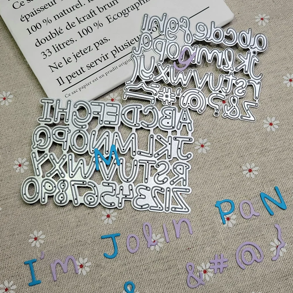 Alphabet Die Cuts Metal Cutting Dies Die Cuts Scrapbooking Alphabet