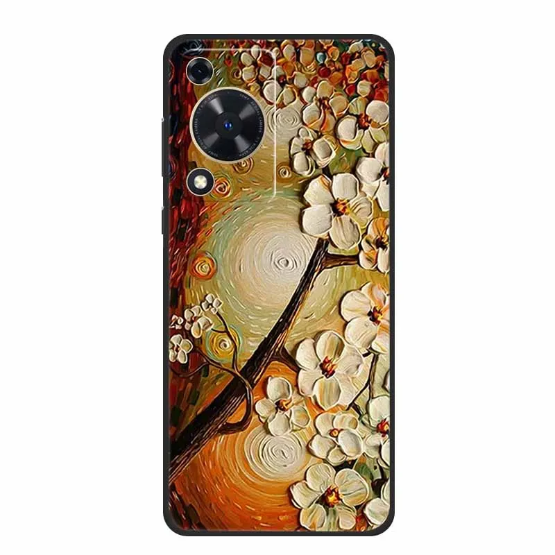 Embossed 3D Shockproof Silicone Phone Case - Soft Protective Cover