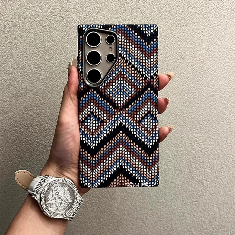 حافظة مغناطيسية من ألياف الكربون لهاتف سامسونج S25...