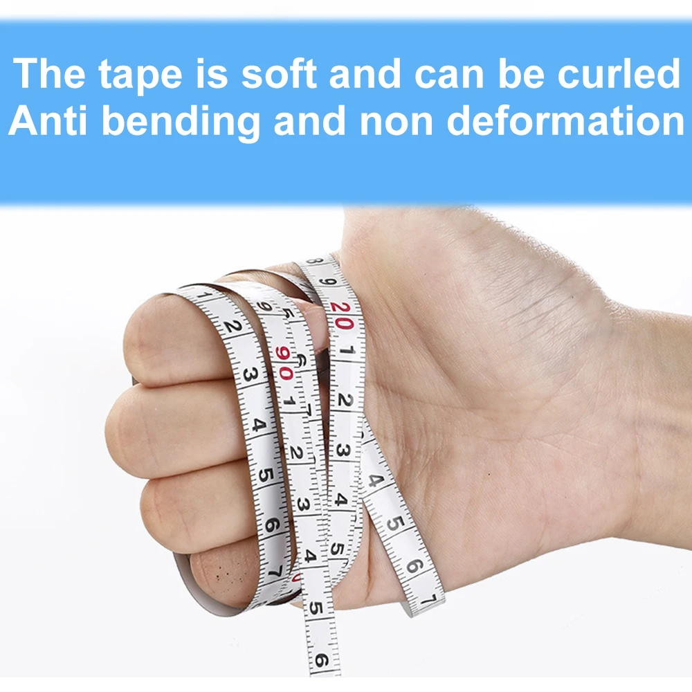 1pc Mini Tape Meter 2M Keychain Steel Tape Measure Delicate Small Steel Measuring Ruler Multipurpose Steel Tape Measure Gifts