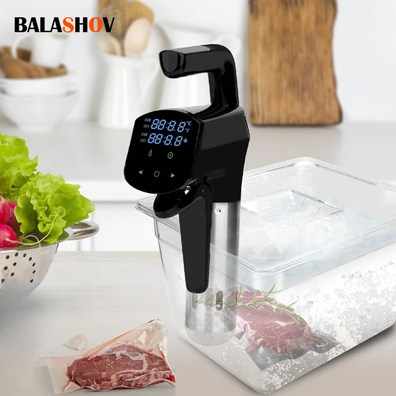 1100W Vacuum Sous Vide Cooker LCD Touch Digital Display Immersion Circulator Accurate Cooking Waterproof Smart Slow Cooker sous vide cooker