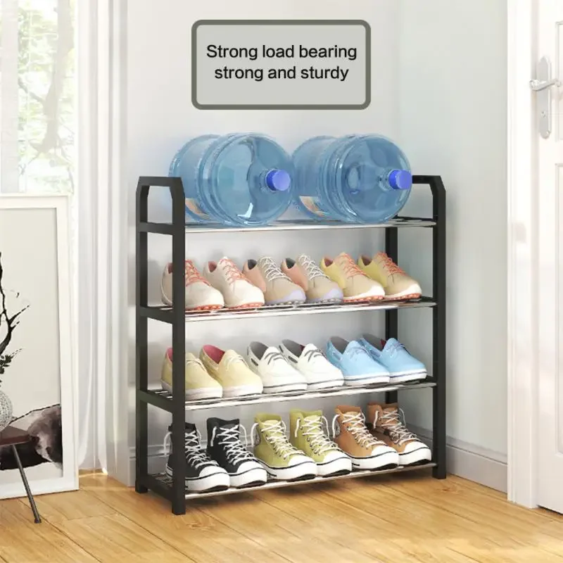 5/4/3 Layers Simple Shoe Rack Dust-proof Storage Shoe Cabinet Multi-layer Assembly Home Door Shoe Shelf Dormitory Organizer Rack 3