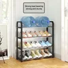 5/4/3 Layers Simple Shoe Rack Dust-proof Storage Shoe Cabinet Multi-layer Assembly Home Door Shoe Shelf Dormitory Organizer Rack 3