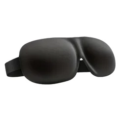 Ultra-Soft 3D Contoured Sleep Mask - 100% Light Blocking, Breathable Eye Cover for Rest, Travel, and Yoga (1pc)