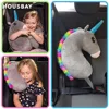 Baby Kid Travel Unicorn Pillow Children Head Neck Support Protect Car Seat Belt Pillow Shoulder Safety Strap Cute Animal Cushion 1