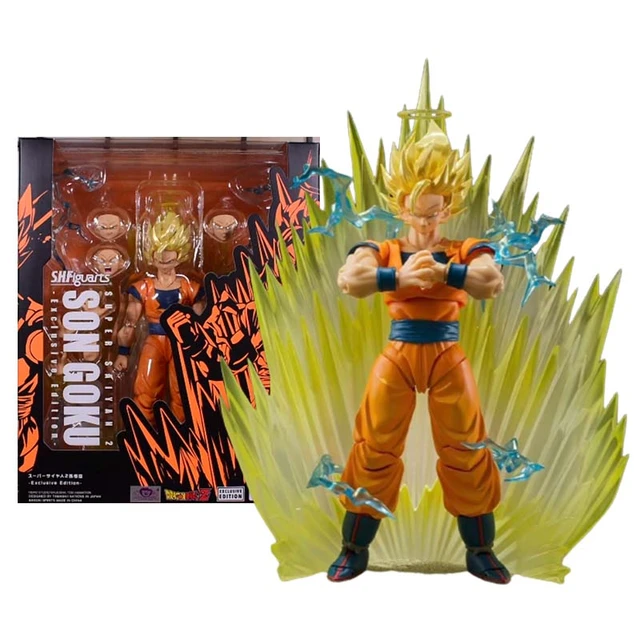 Figura De Ação Brinquedos Para Crianças Adultos Shf Super Saiyan