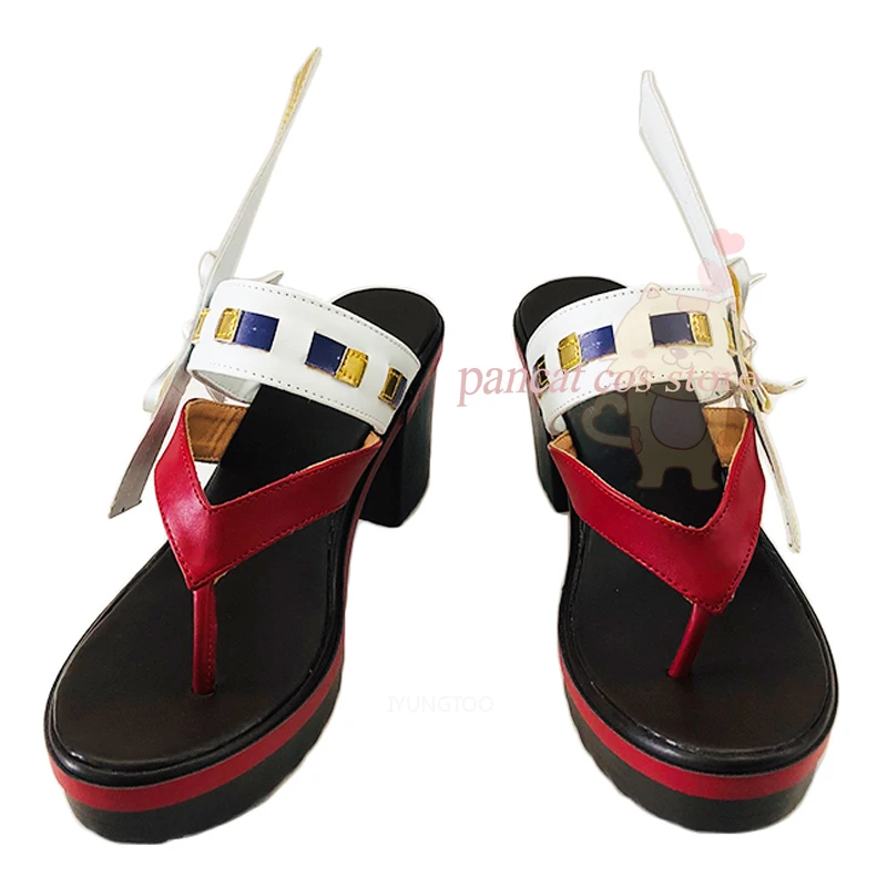 

Anime Genshinimpact Yae Miko Cosplay Shoes Comic Anime Game Cos Long Boots Cosplay Costume Prop Shoes for Con Halloween Party