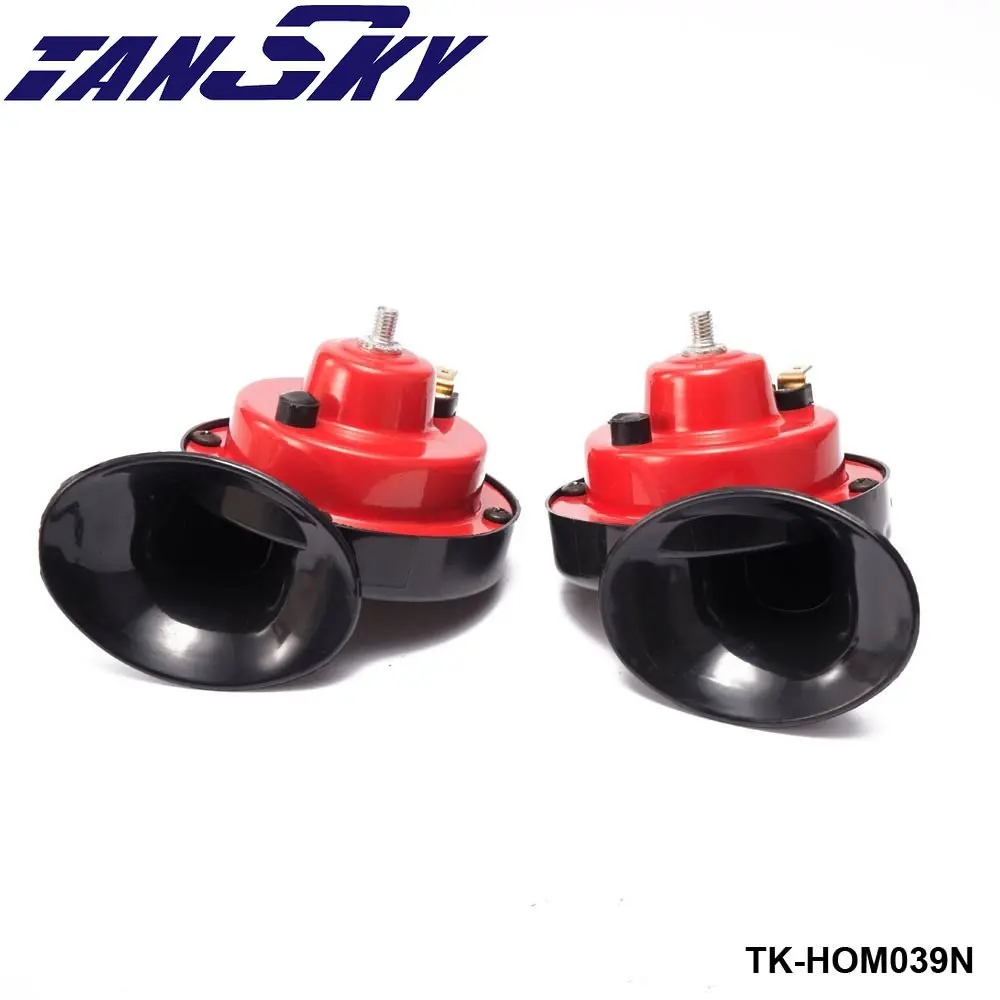 1 Pair 12v 110dB 510Hz Auto Truck Dual Snail Horn High low Car Motor Vehicle For Ford Focus 98-12 TK-HOM039N