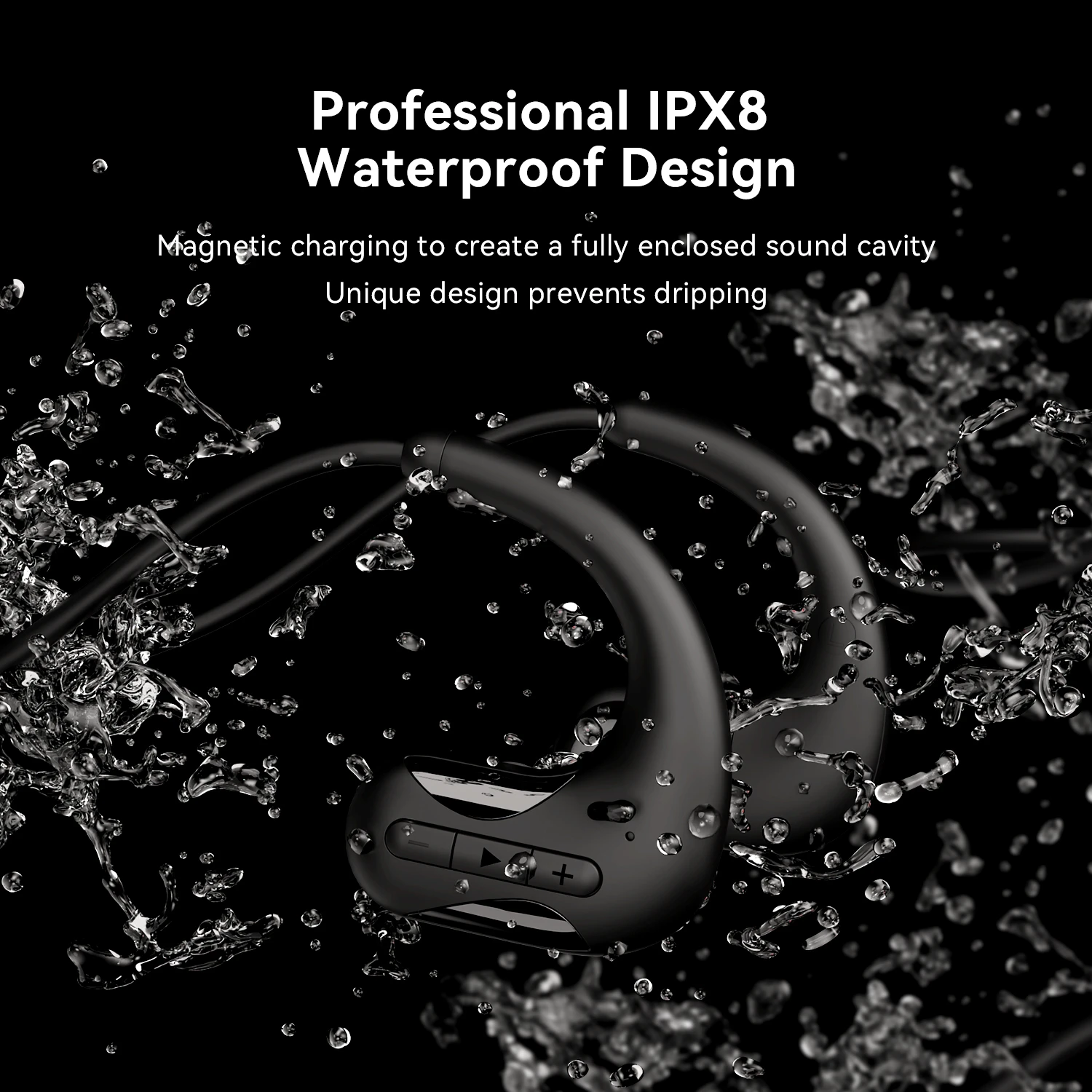 LS cuffie da nuoto impermeabili 8GB IPX8 cuffie subacquee sportive con  microfono lettore MP3 auricolare per XIAOMI Android IOS| | - AliExpress