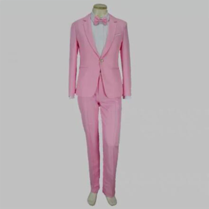 WF12 Men's Casual Boutique Double Breasted Suit Trousers Man's Business Suit Jacket Blazers Coat
