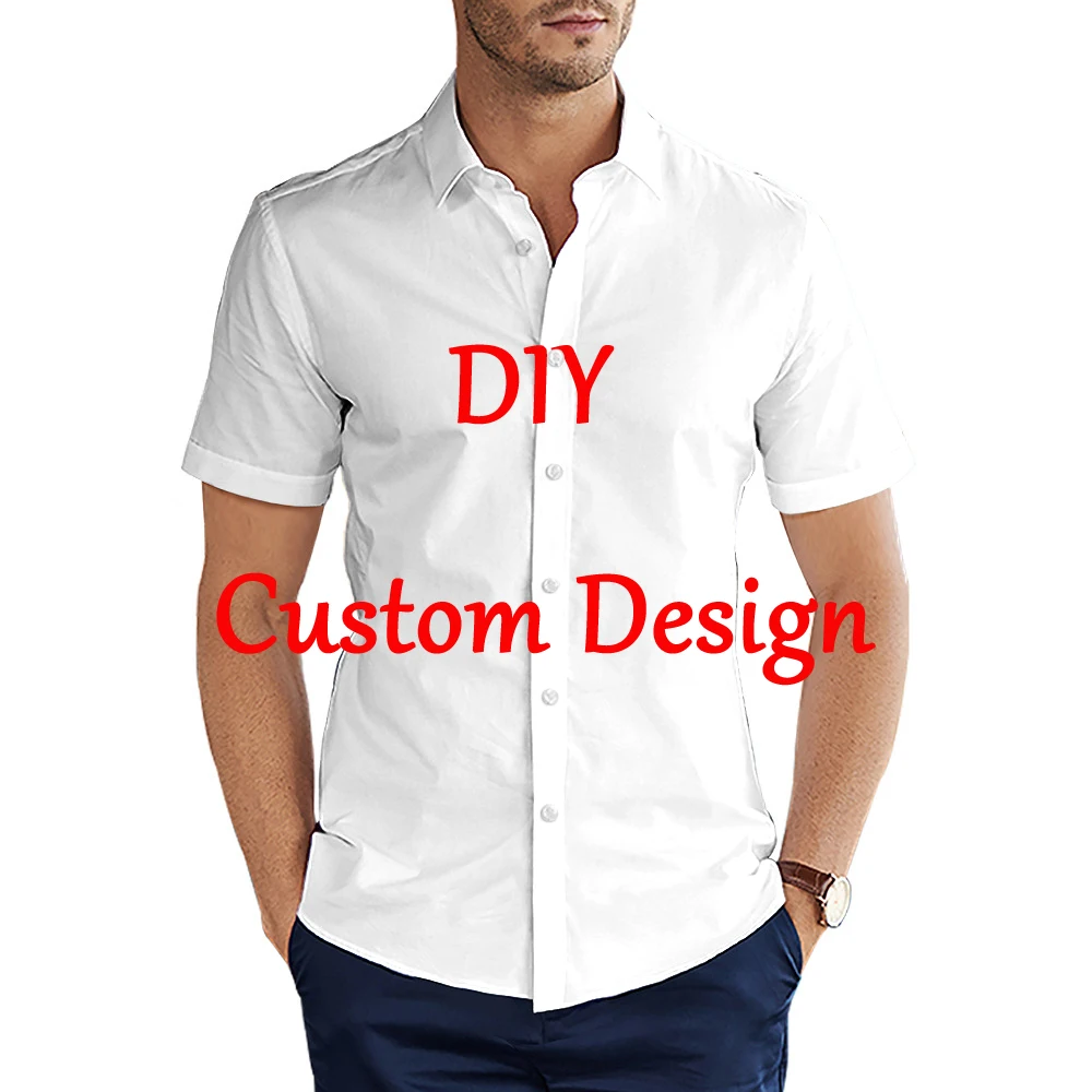 

DIY Custom Design Men's Hawaiian Beach Summer Fashion Short Sleeve Polo Shirt Print 3d Men's Shirt Harajuku Casual Shirt