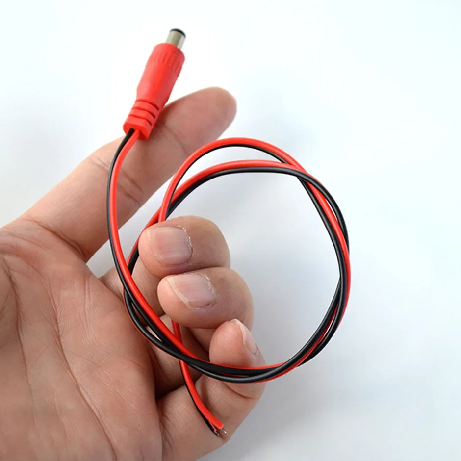 DC 5.5*2.1mm 전원 연장 케이블 플러그 자동차 모니터 서브우퍼 사운드 반전 이미지 디스플레이 백업 카메라 전원 코드
