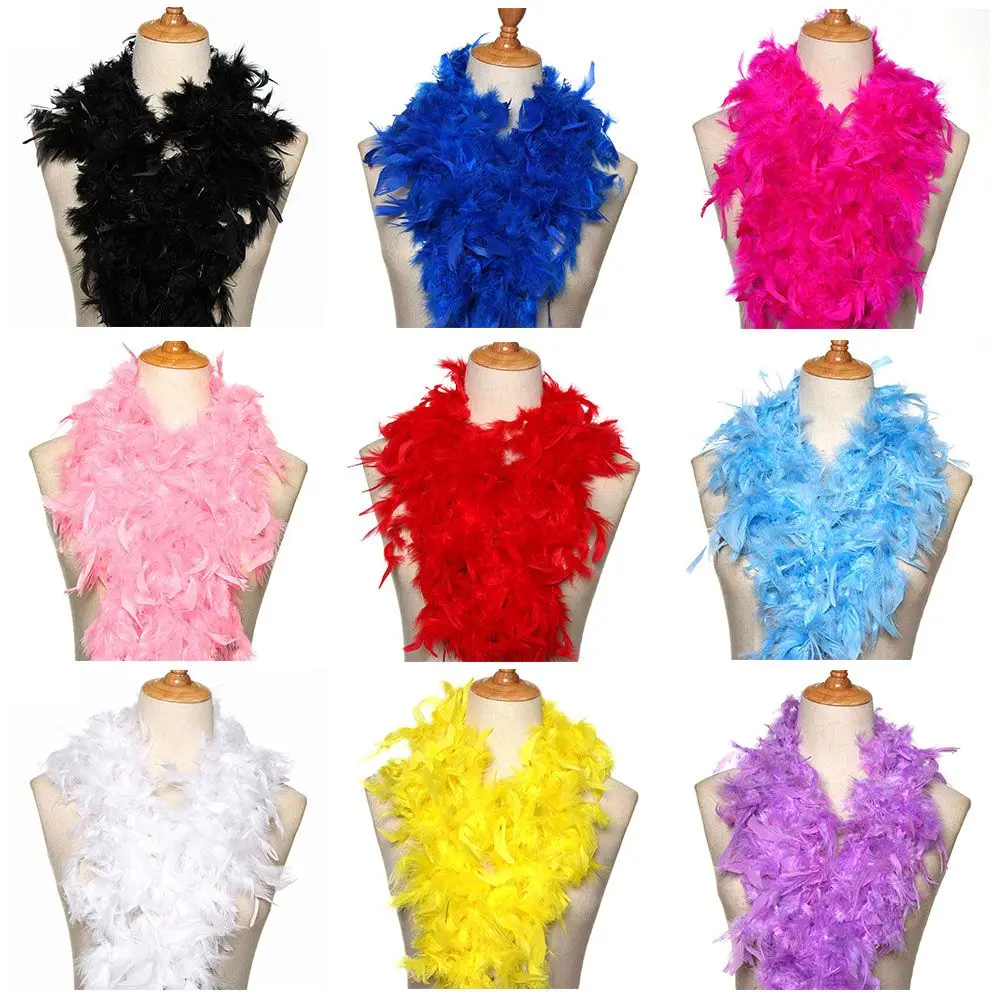 Description Picture 2 of item2M Feather Boa Strip Fluffy Craft Costume Fancy Dress Wedding Party Decoration Apparel Sewing & Fabric