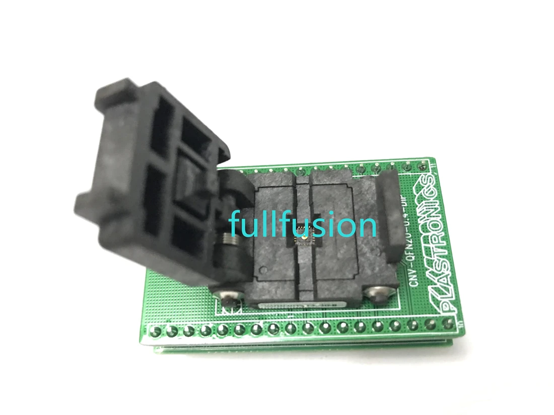 Plastronics QFN20 TO DIP α׷ ,  , 0.4mm ġ Ű ũ, 3x3mm, 20QN40TS13030