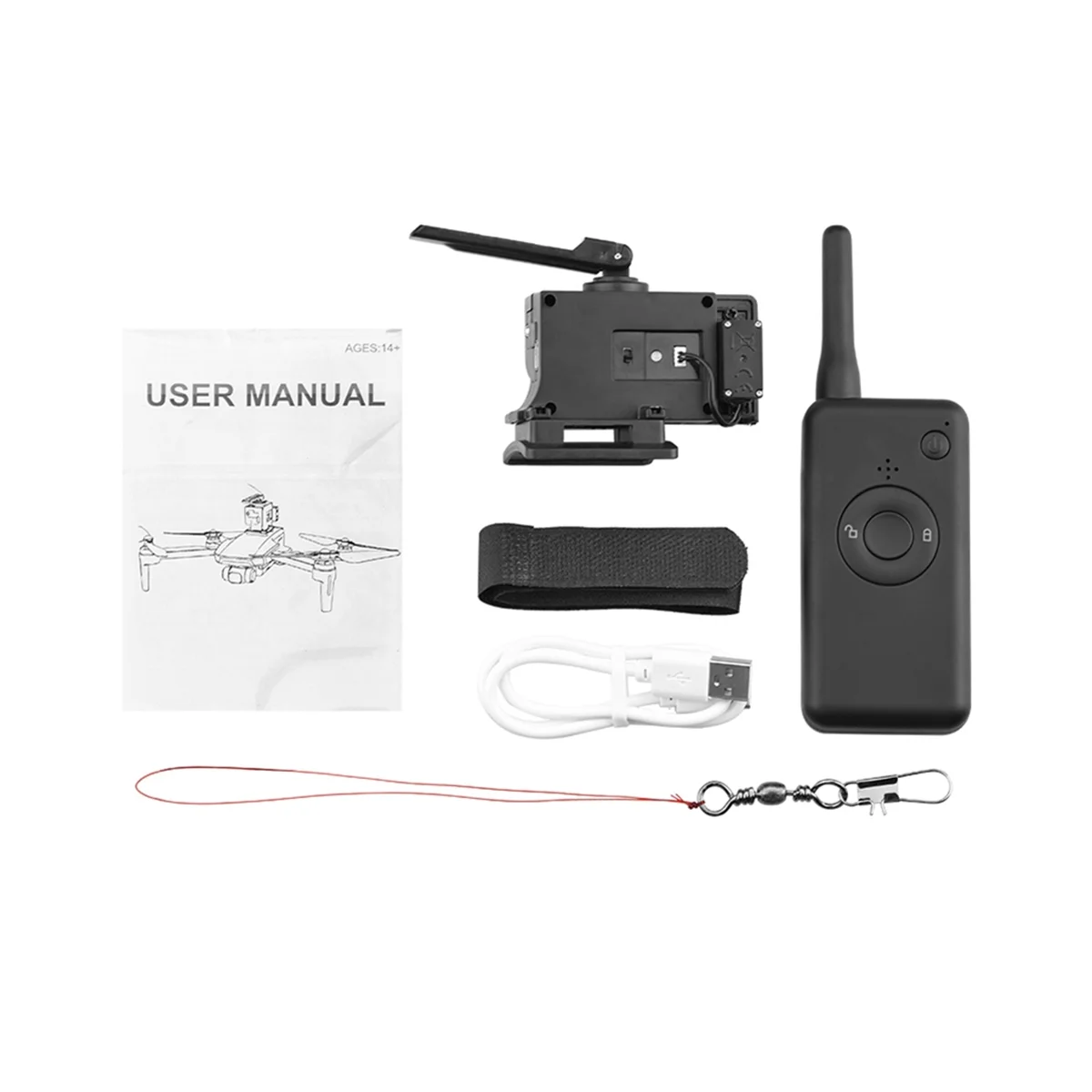 

Drone Thrower Airdrop Air Drop System for 2/Pro/Air 2/Air/ X8SE Wedding Ring Fishing Bait Life Rescue