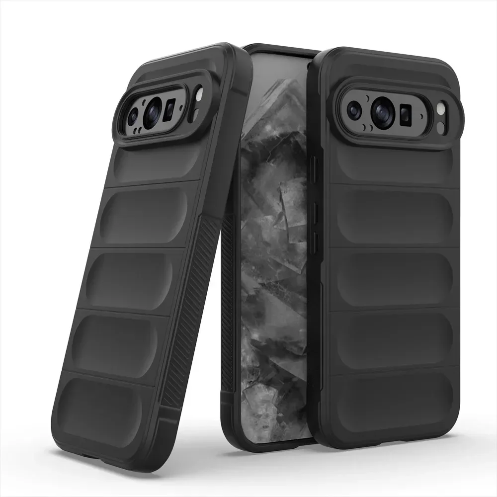 Vibrant Silicone Matte Shockproof Case - Skin Feel Airbag Protection Cover