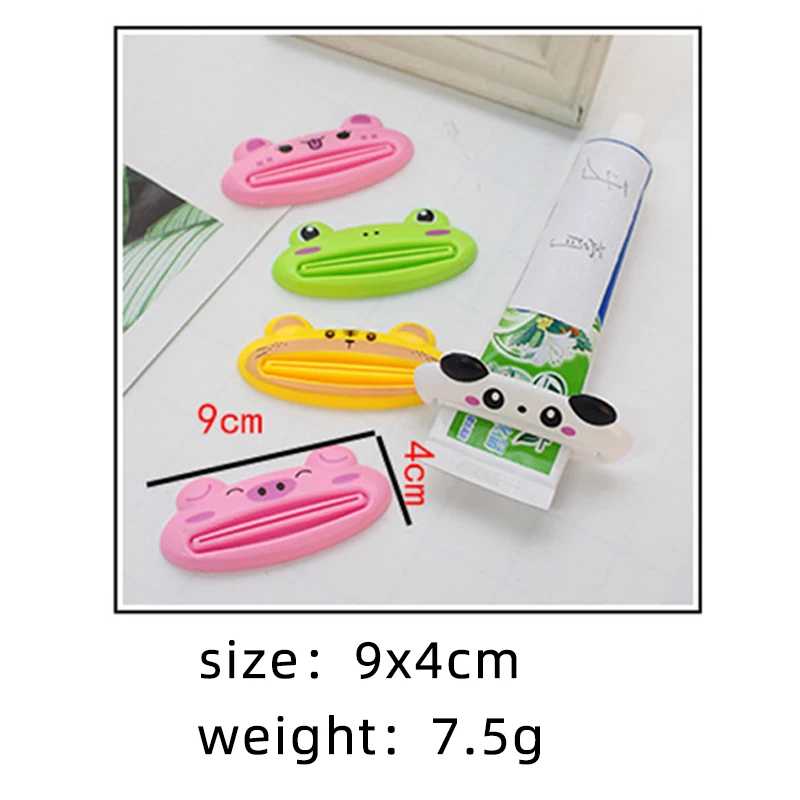 Toothpaste Squeezer Creative Cartoon Animal Shaped Facial Cleanser Squeezer Kitchen Household Lazy Creative Little Tools 6
