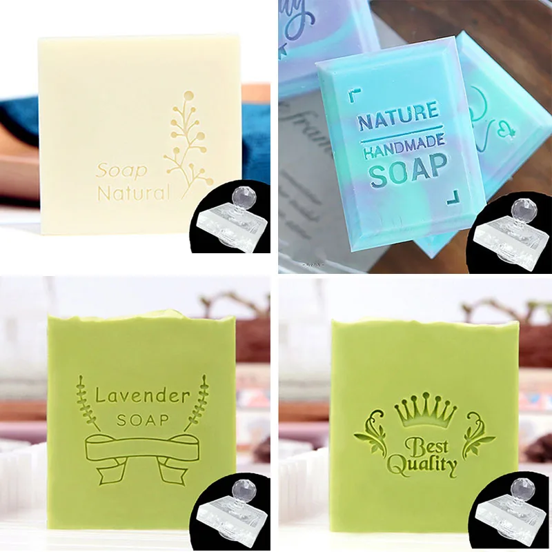 Personalized Customized Custom Soap Stamp Mold Sealing Seals For Diy Handmade Soap Making Supplies Tools English Letter Series