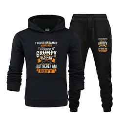 New Men's Autumn Winter Sets Hoodie+Pants Pieces Casual Tracksuit Male Sportswear Brand Clothing Sweat Suit S-XXXL