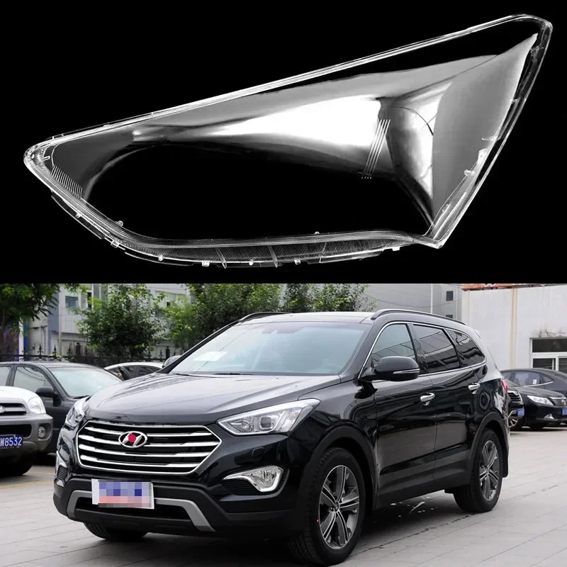 

For Hyundai SantaFe / ix45 2013 2014 2015 Car Accessories Headlight Cover Transparent Lampshade Case Headlamp Shell Plexiglass