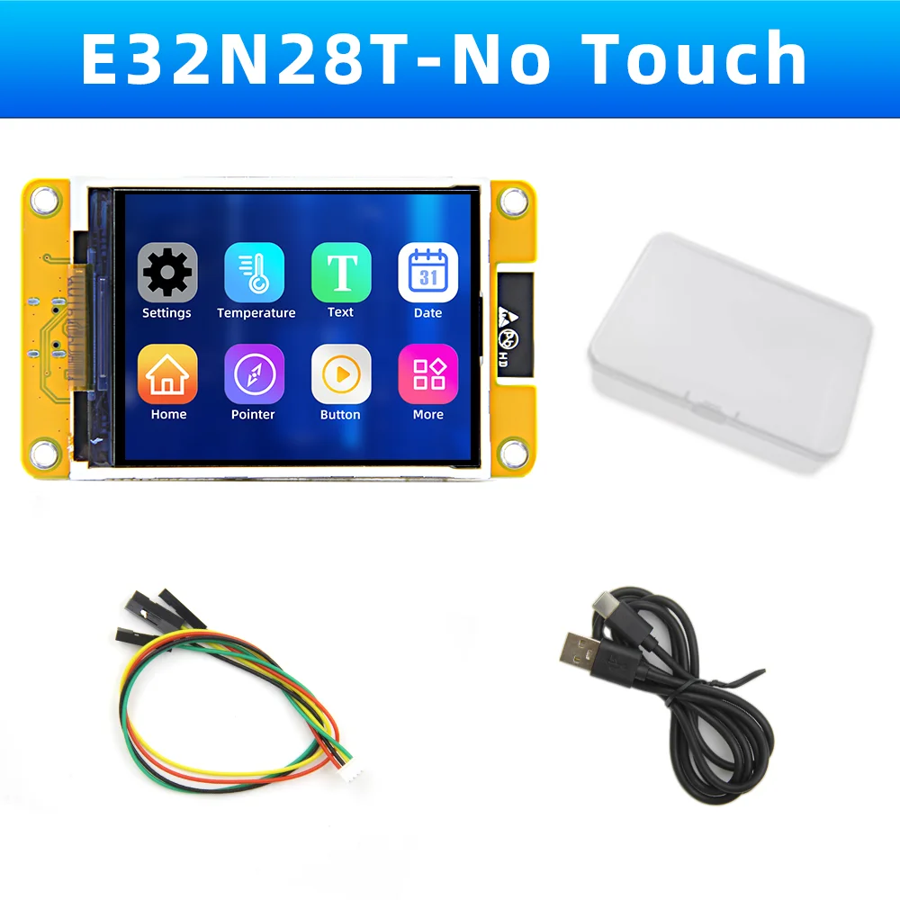 ตัวเลือกสินค้า บอร์ดพัฒนา ESP32 Arduino LVGL WIFI Bluetooth พร้อมหน้าจอแสดงผลอัจฉริยะ LCD TFT ขนาด 2.8/3.2/3.5/4 นิ้ว รองรับระบบสัมผัส ความละเอียด 240*320