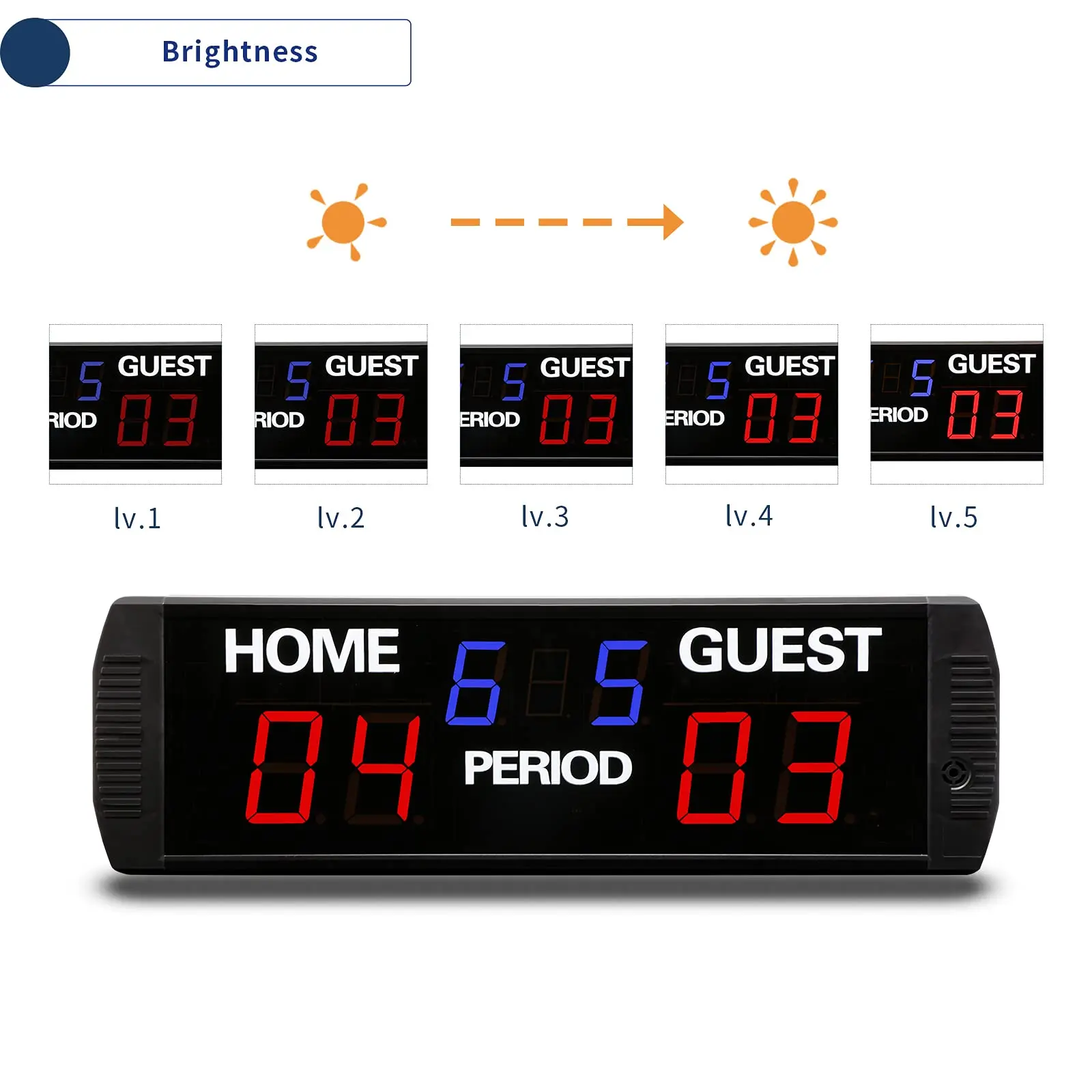 Ganxin Remote or APP Control LED Scoring Display Electronic Digital Basketball Tennis Scoreboard for Balls Sports Training Board