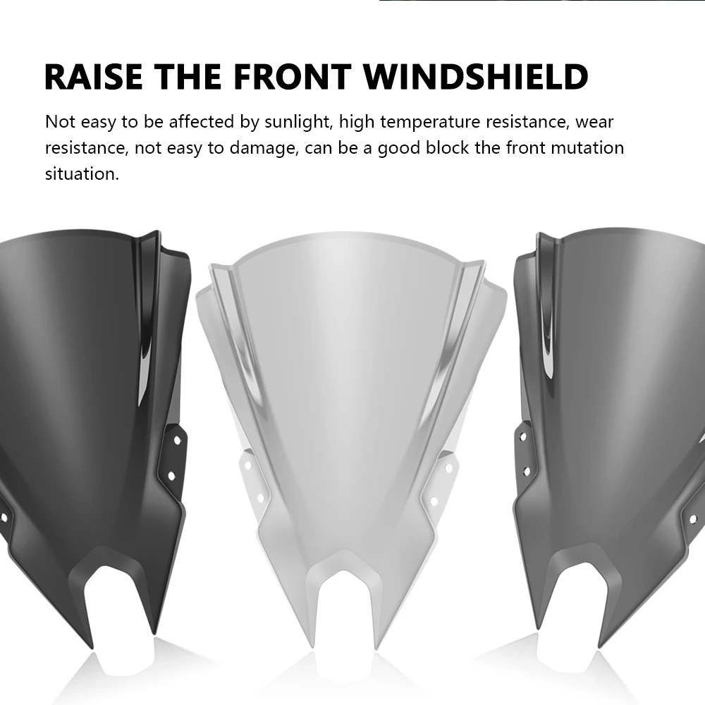 アクセサリー norihiko For Motorcycle Accessories Front windshield Double Bubble