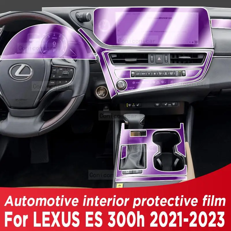 

For Lexus ES 300h 2021-2023 Gearbox Panel Navigation Screen Automotive Interior TPU Protective Film Cover Anti-Scratch Sticker