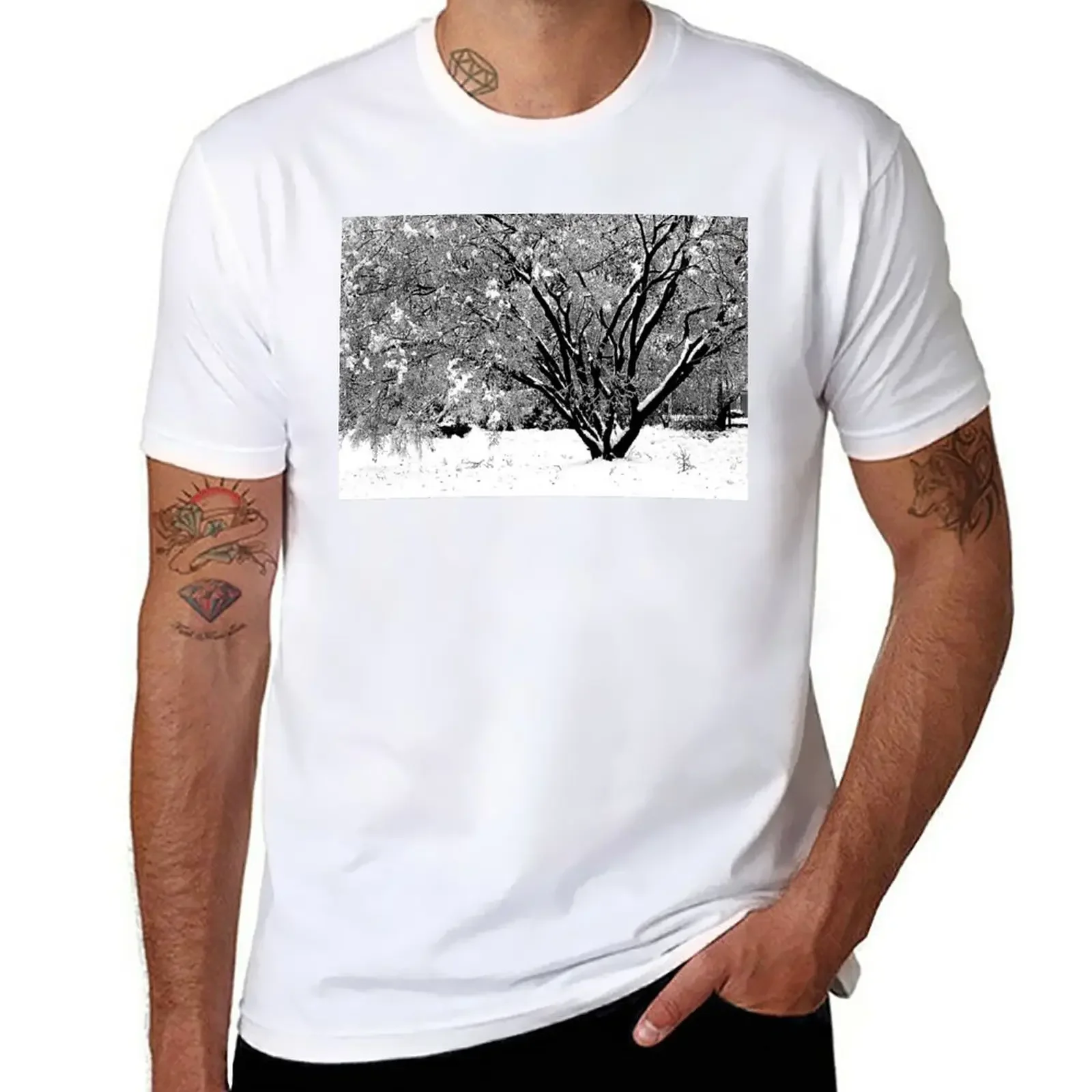 

Winter Tree T-Shirt plus sizes summer clothes funnys men t shirt