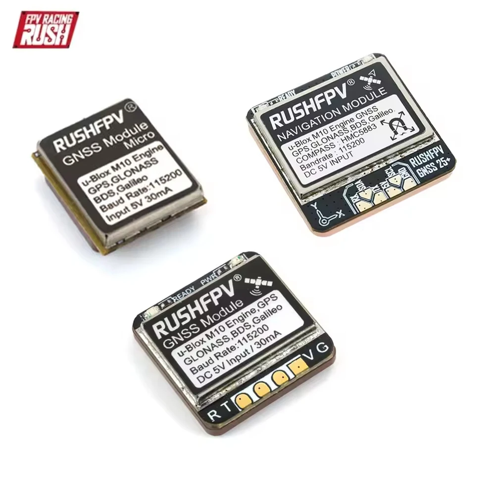 Rushfpv GNSS Mini/Micro/Pro GPS uBlox M10 pour FPV Drone