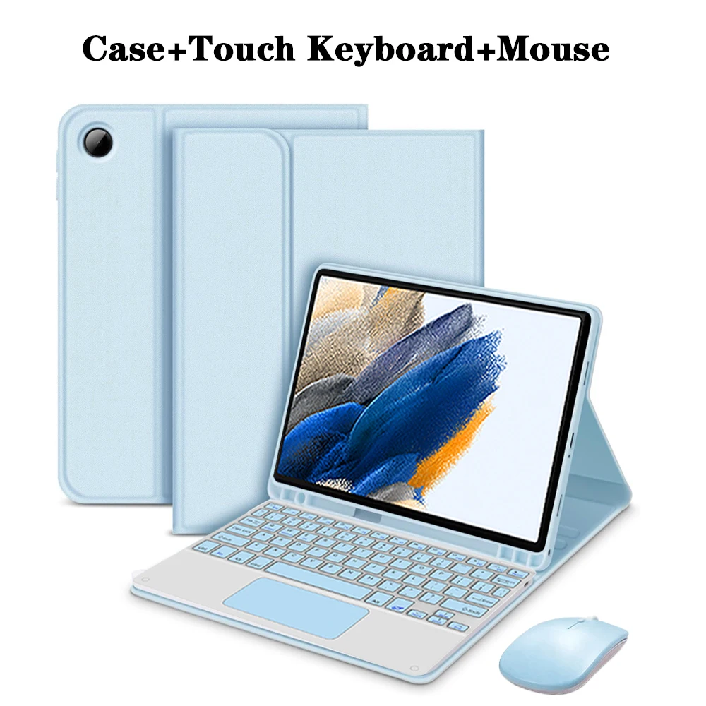 Premium Keyboard Case with Pencil Holder and Bluetooth Keyboard