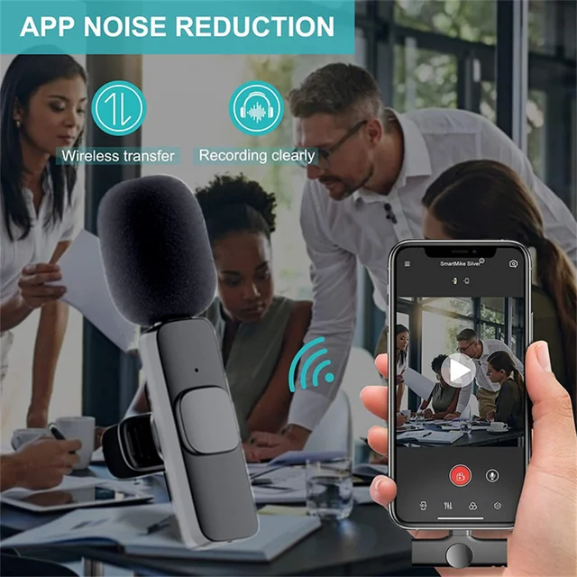 Microfone Sem Fio GAMINJA: Captura de Áudio e Vídeo Clara e Prática