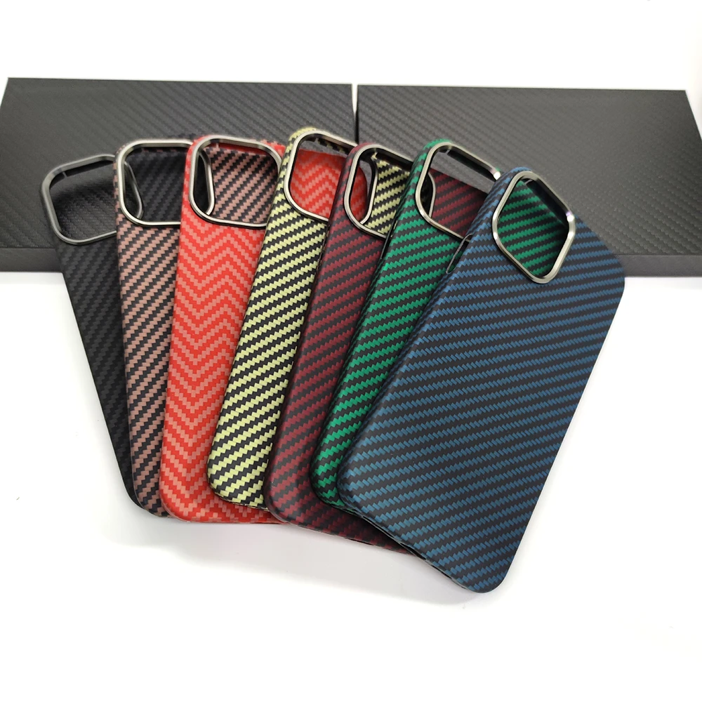 Carbon fiber case for iPhone 12 pro 13 pro max case Ultra-thin Blue pink Aramid fiber phone Cover for iPhone 13 pro 12 pro max best magsafe charger