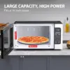 ML-EM62P(SS) Large Countertop Microwave with Smart Sensor 6 Menus Auto Defrost ECO Mode Mute Option & 16.5" Position Memory 2