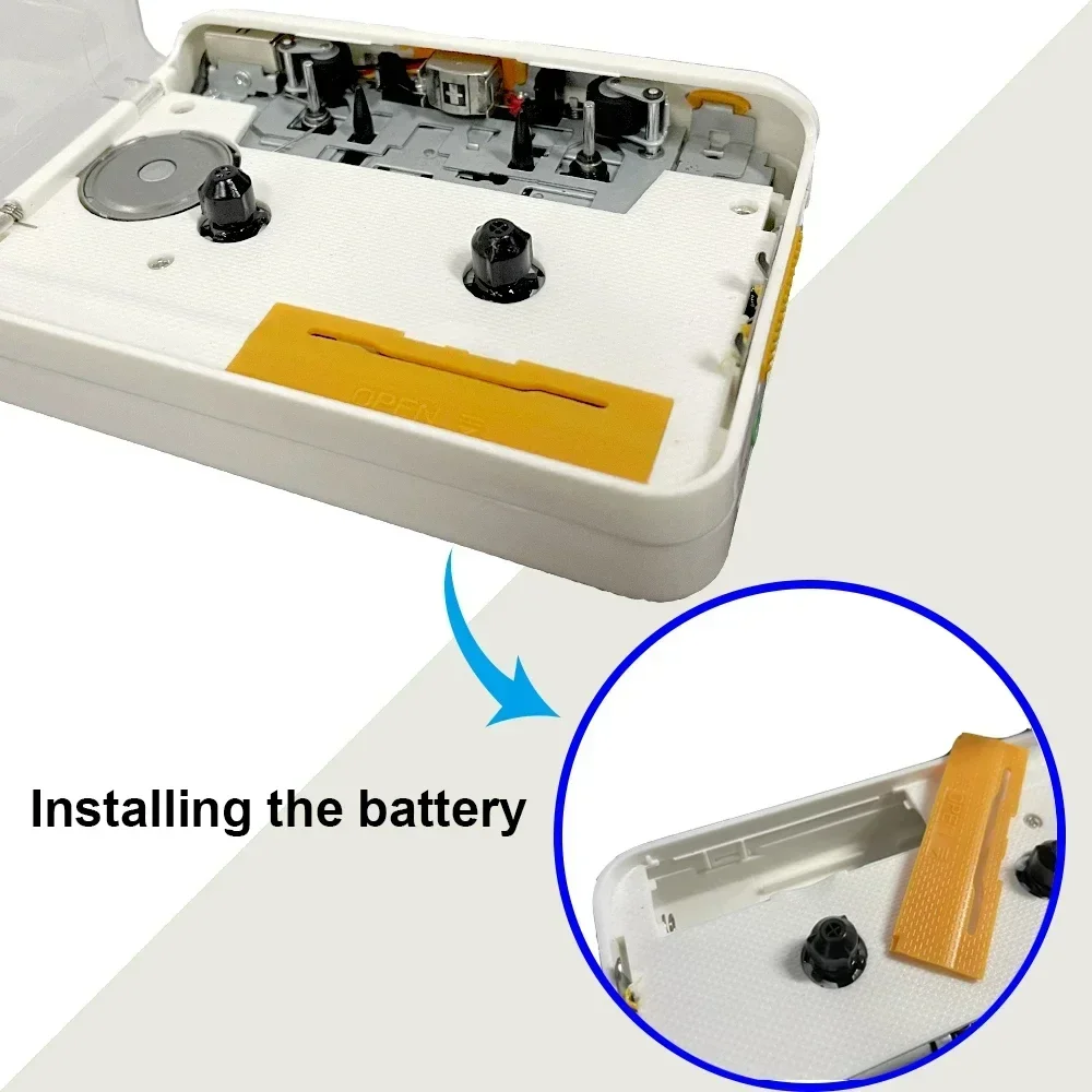 New Portable Cassette Player Walkman Tape Player, USB Cassettes Recorder MP3/CD Audio Auto Reverse USB Cassette Tape Player