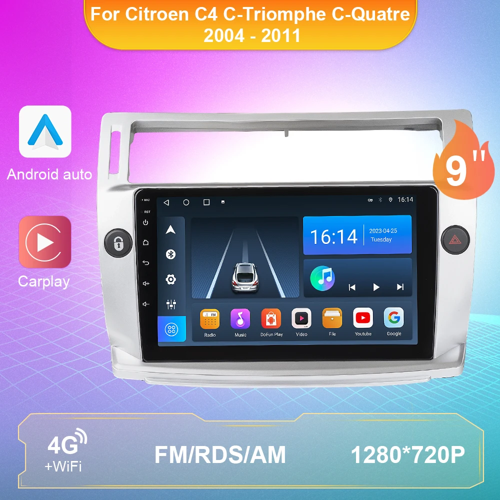 Autoradio Gps Citroën C4 2004 à 2011