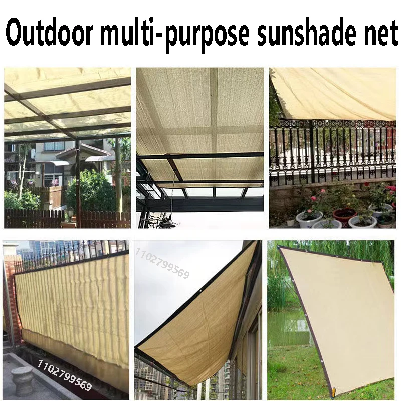 Outdoor garden shading net UV protection outdoor shading swimming pool shading plant shed shading sunshade net shade mesh sun shade sunshade cloth