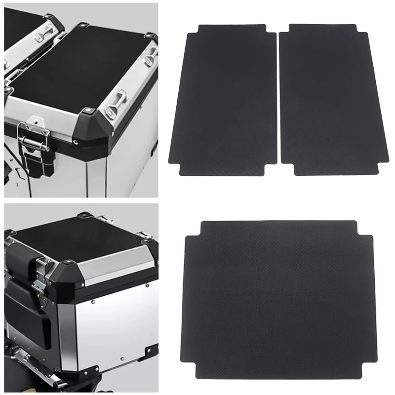 Motorcycle Side Case Rubber Mat Pad - Durable Pannier and Top Case Protector