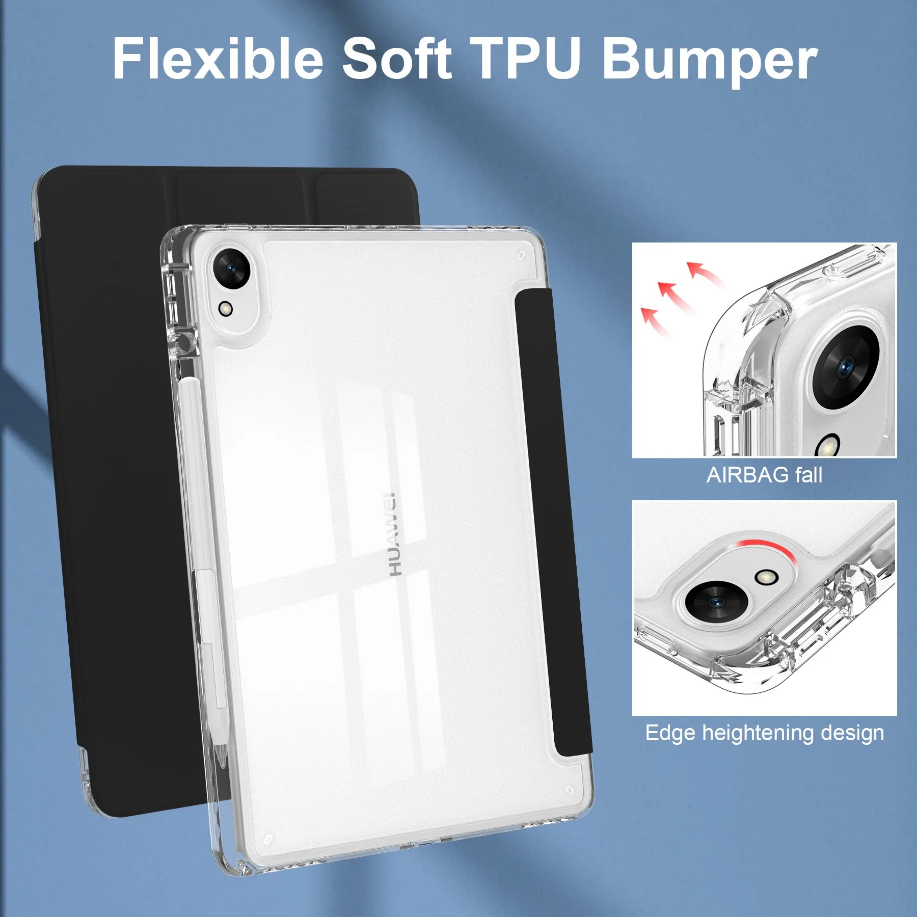 Magnetic Smart Case with Pencil Holder