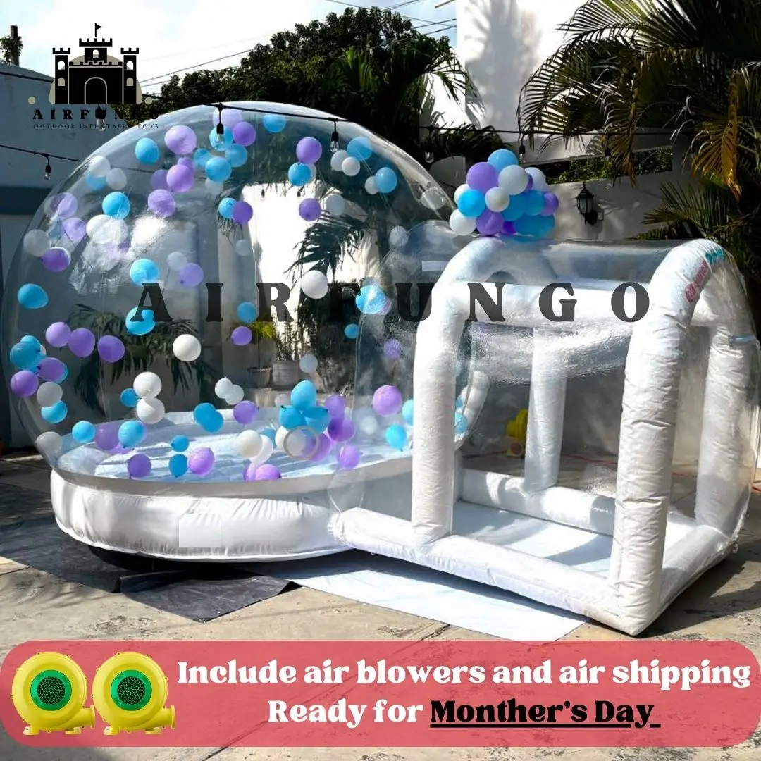 

Hot Selling Transparent Inflatable Igloo Tent Inflatable Bubble Bounce House Balloon Dome House with blower for Balloon Event