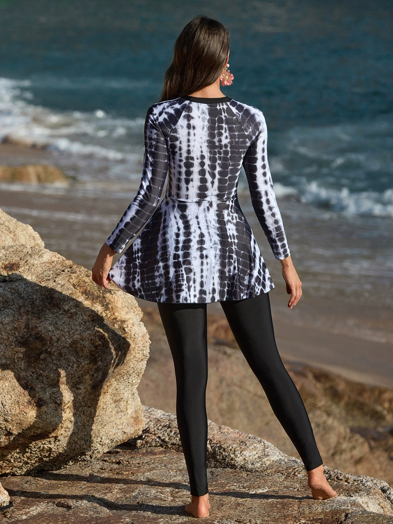 Full-coverage modest beachwear for Muslim women