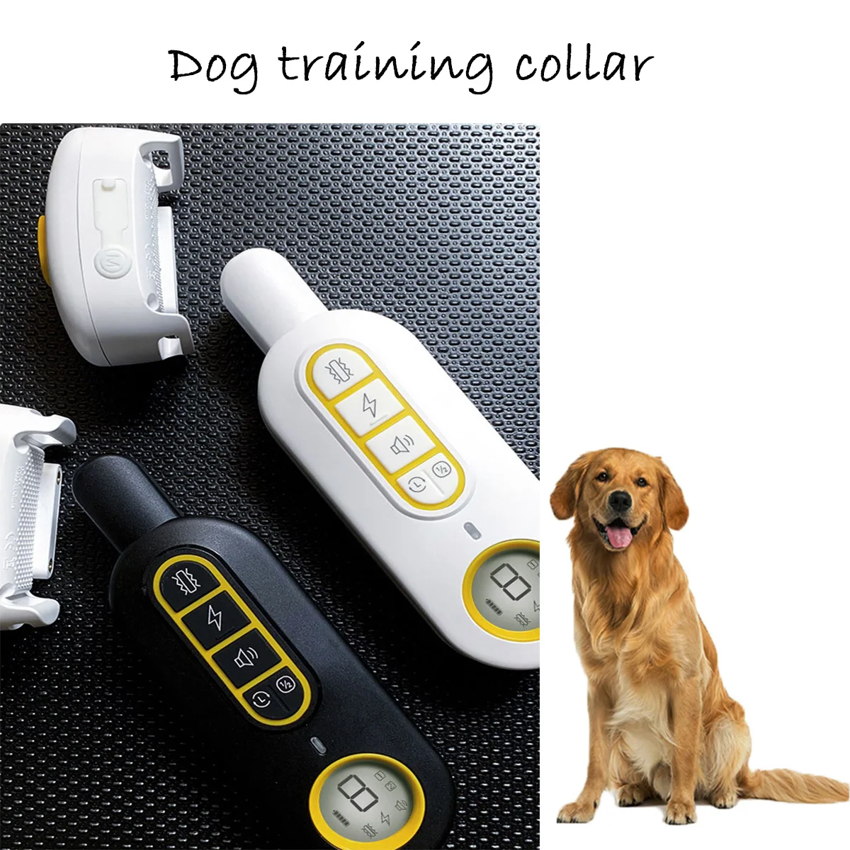 

Barksafe 500m two in one Remote Control training dog collar Enhanced Vibration without Static Shock for Correct dogs bad habits