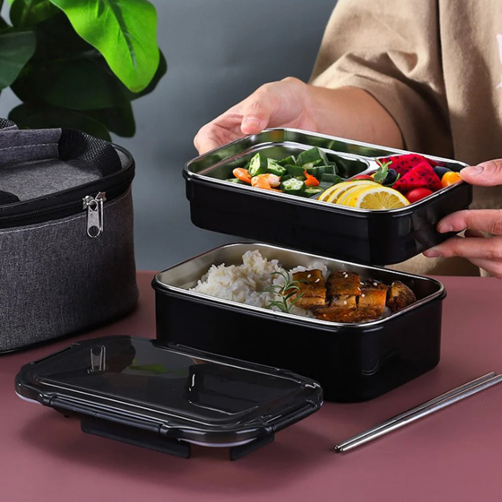 

Lunch Box Food Thermal Container Storage Portable Stainless Steel Useful Holder