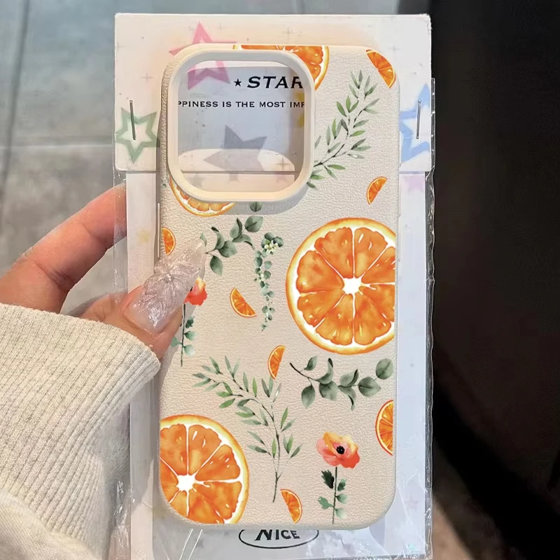 รูปสินค้า เคส iPhone ส้มลิ้นจี่ นุ่มสบาย ป้องกันกระแทก