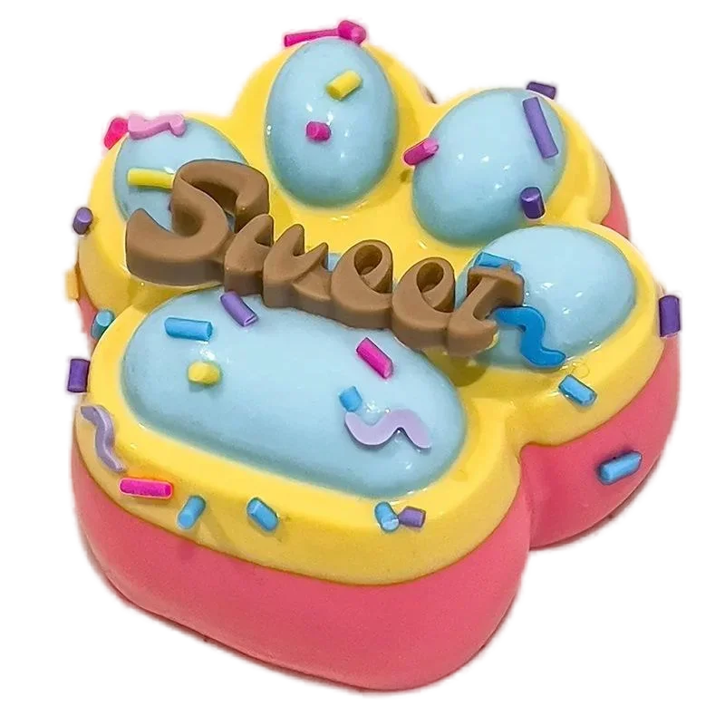 Kawaii Rainbow Cat's Paw Antistress Foot Squishy Toy,Fidget Squeeze Toy, Mochi Squishy, Stress Reliever Toys 6