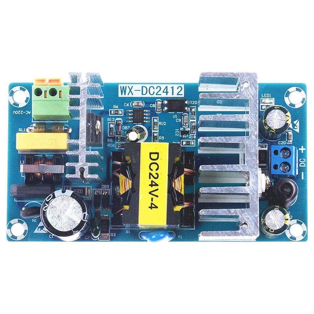 ABUOFor Power Supply Module DC 24V 4A 6A to AC 110V 220V Switching Power Supply Module AC-DC Board