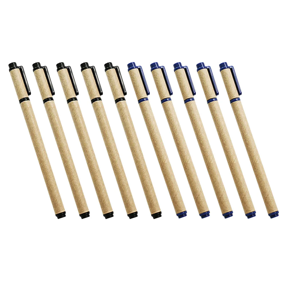 

10 Pcs Come Pen Gel Roller with Pendant Creative Portable Lovely Marker Student