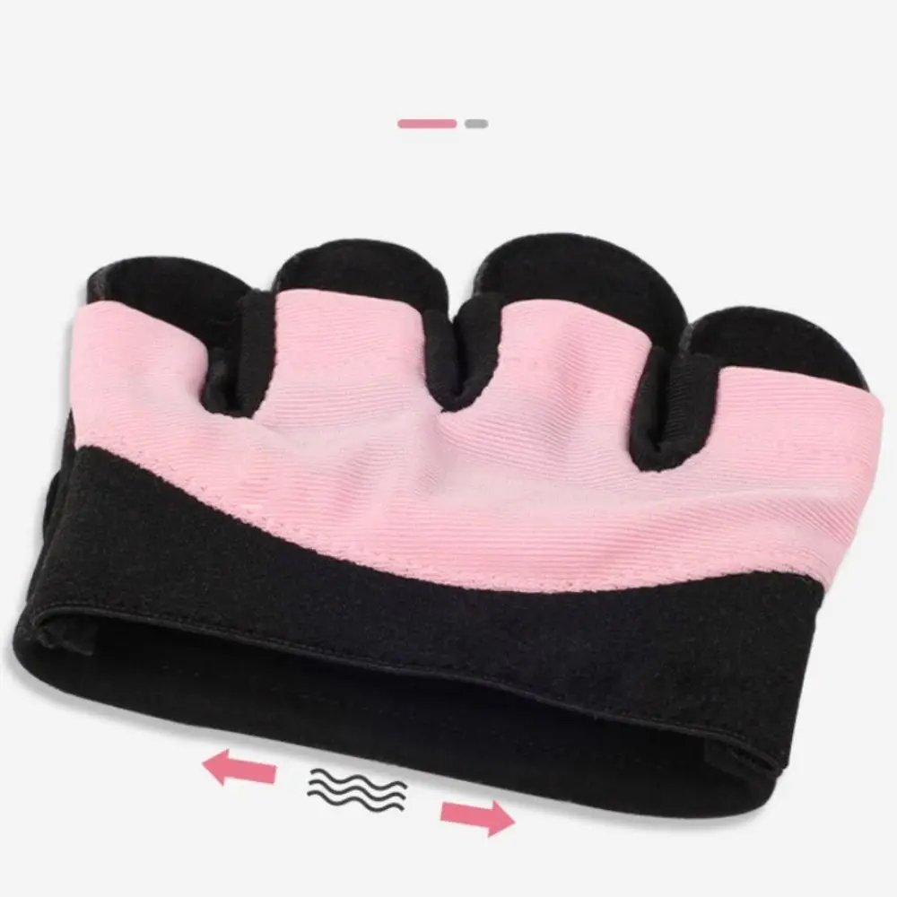 Gym Gloves Fitness Weight Lifting Sports Gloves Thickened Palm Pad Shockproof Non-Slip Half Finger Hand Protector for Men Women