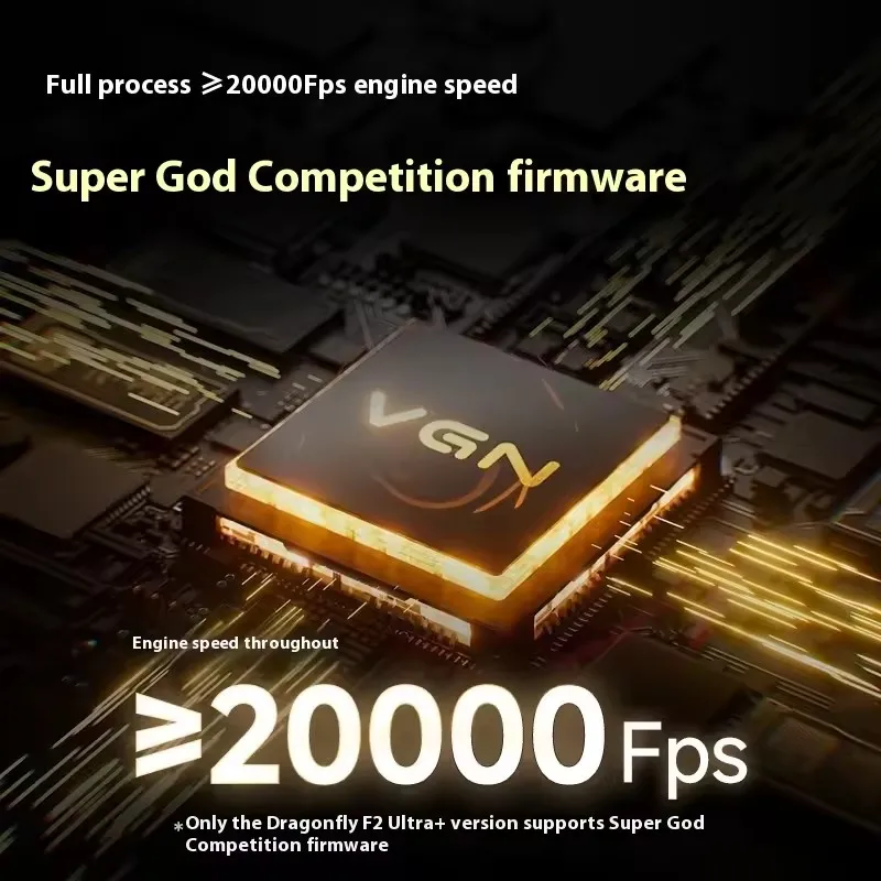 VGN Dragonfly F2 Pro Max F2 Ultra+ Lightweight Wireless Gaming Mouse Dual 8k Tri-Mode Long Battery Life Ergonomic E-sports Mouse