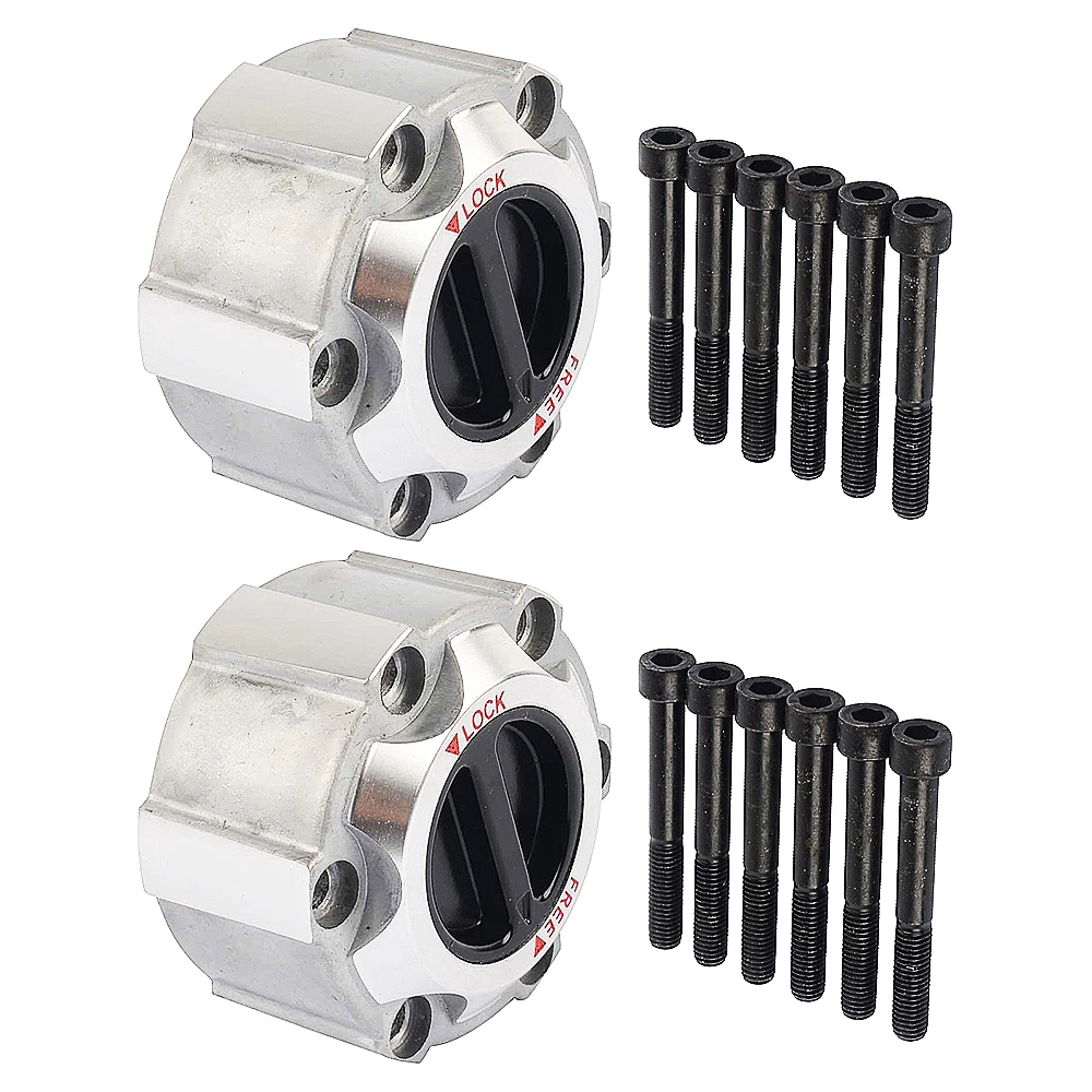 AP02 2X Wheel Manual Lock Hubs Free Cap 28 Spline/Tooth for Nissan D21 Frontier Pathfinder Pickup Titan Xterra SE XE LE 5